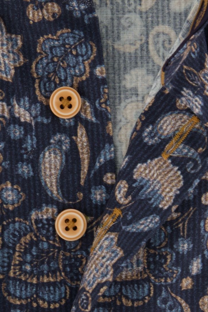 Casual overhemd Eden Valley Regular Fit donkerblauw stretch