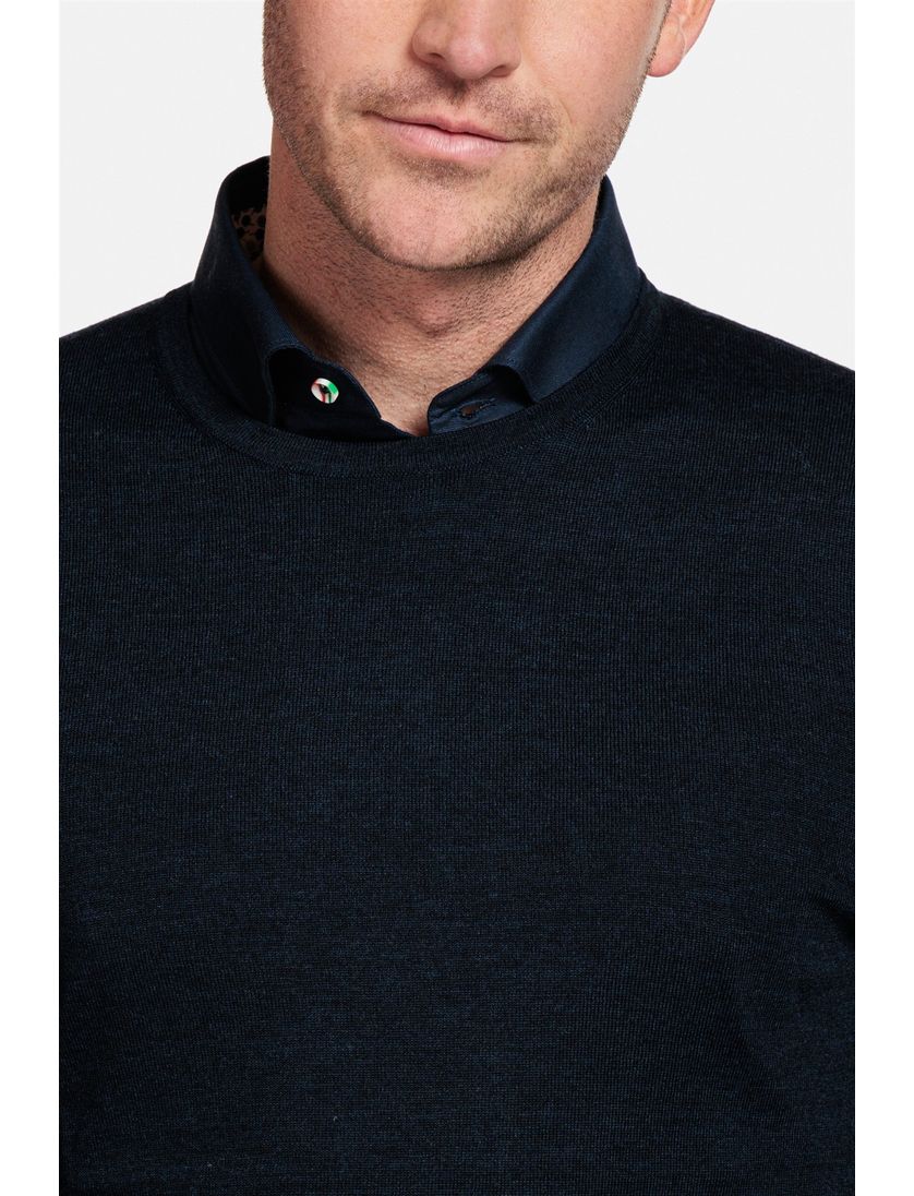 Thomas Maine donkerblauw ronde hals