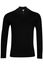 Thomas Maine trui zwart half-zip