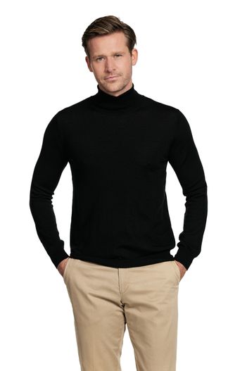 Thomas Maine Thomas Maine coltrui zwart effen normale fit wol 100%