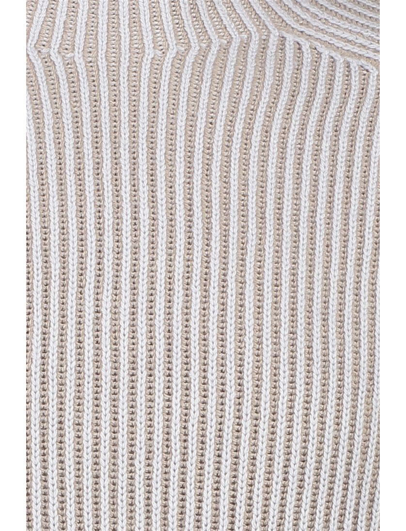 coltrui Thomas Maine beige gestreept merinowol