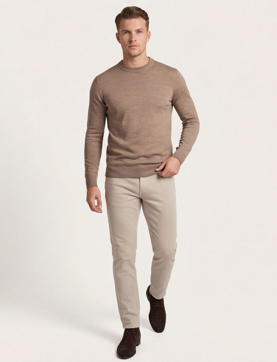 Thomas Maine turtle neck beige