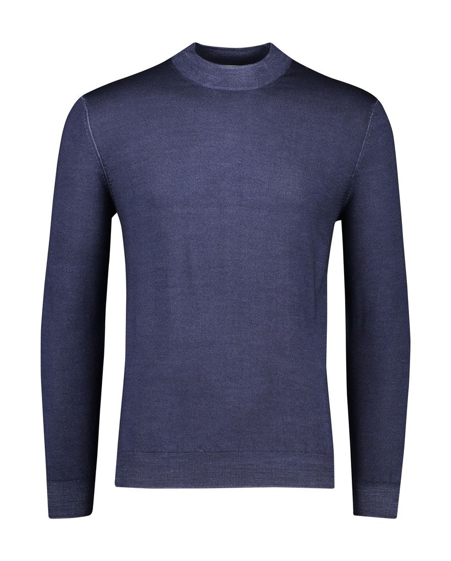 Thomas Maine trui blauw wol