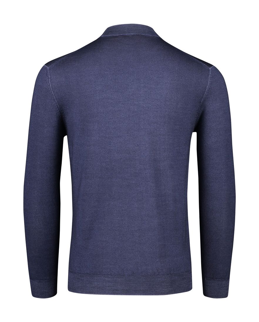 Thomas Maine trui blauw wol