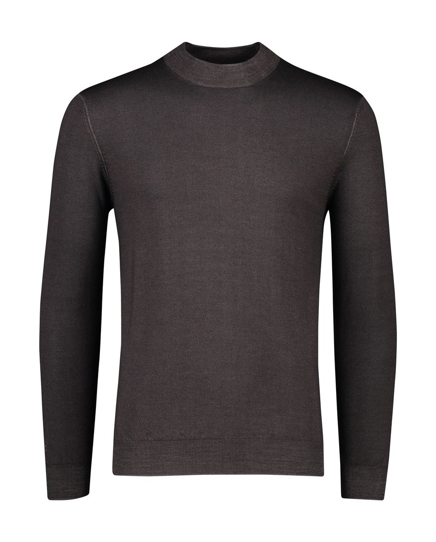 Thomas Maine trui bruin wol