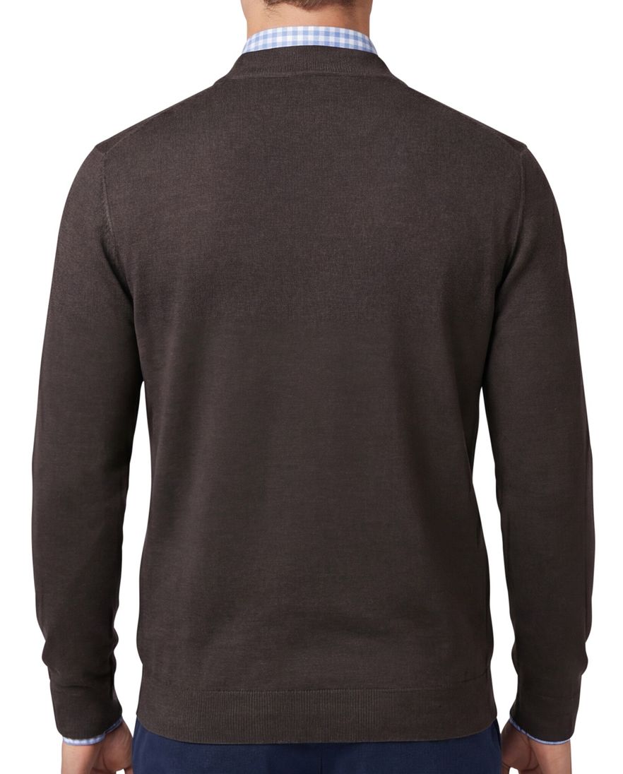 Thomas Maine trui bruin wol