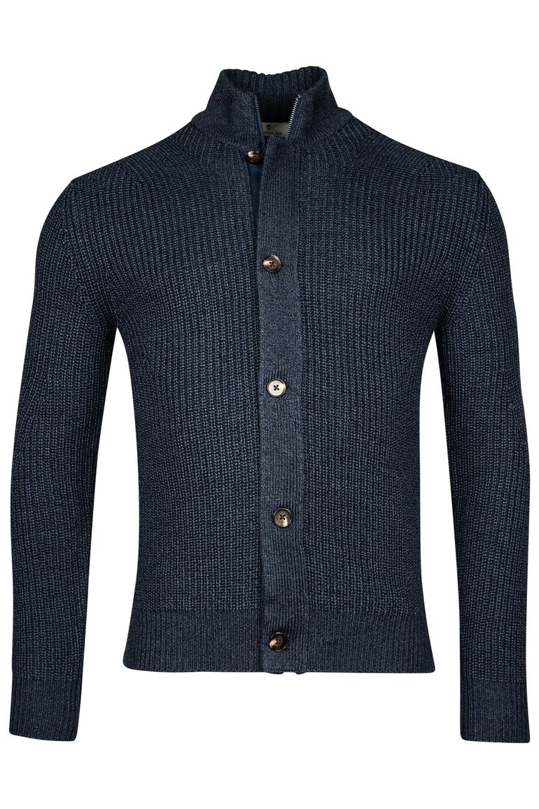 vest blauw Thomas Maine