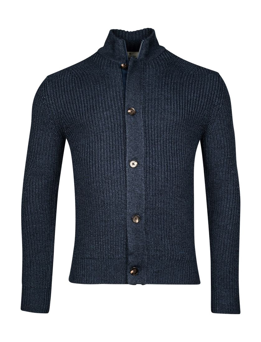 vest Thomas Maine blauw