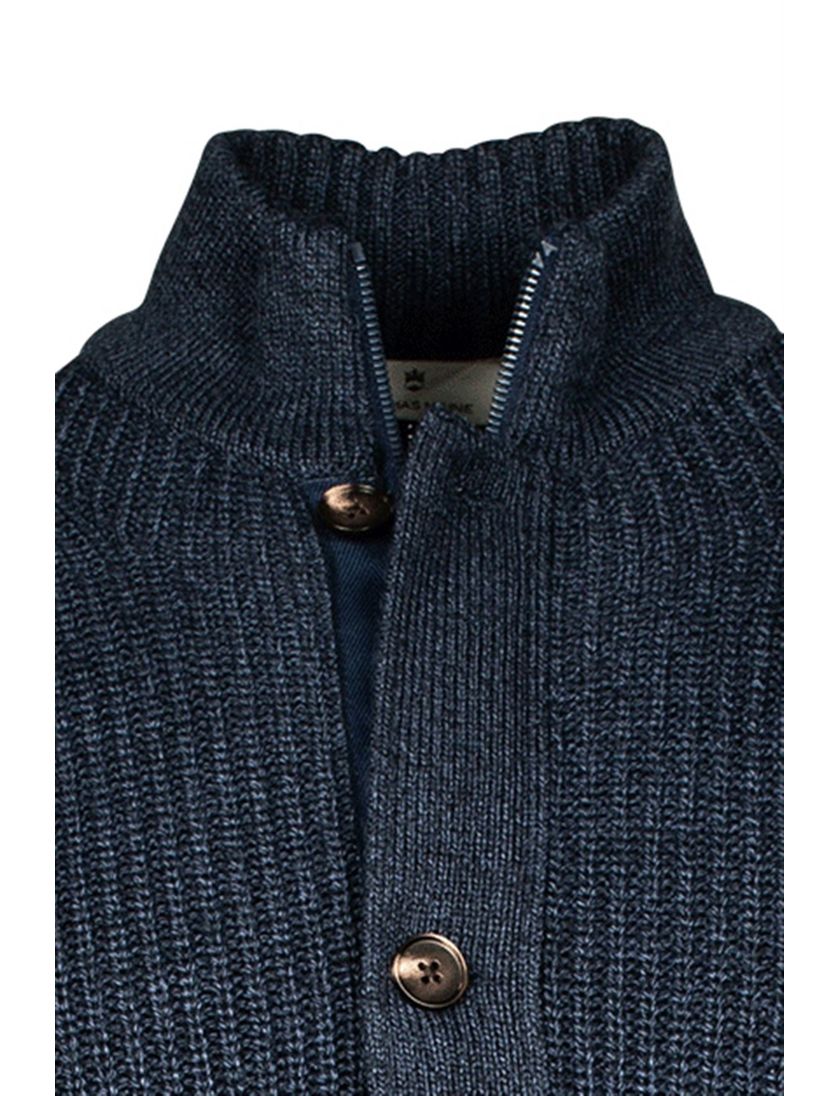 vest Thomas Maine blauw