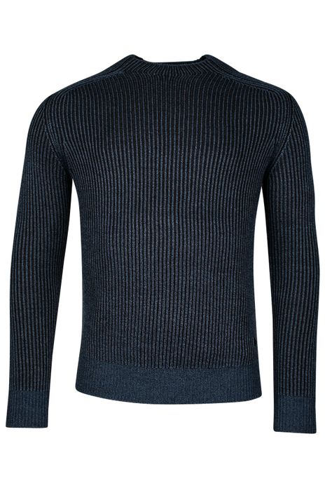 Thomas Maine coltrui donkerblauw structuur