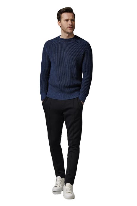 Thomas Maine coltrui donkerblauw structuur