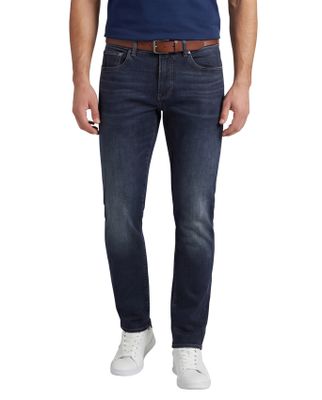 Pierre Cardin Pierre Cardin jeans donkerblauw effen katoen