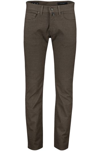 Pierre Cardin jeans Pierre Cardin bruin geruit katoen, polyester, stretch Lyon