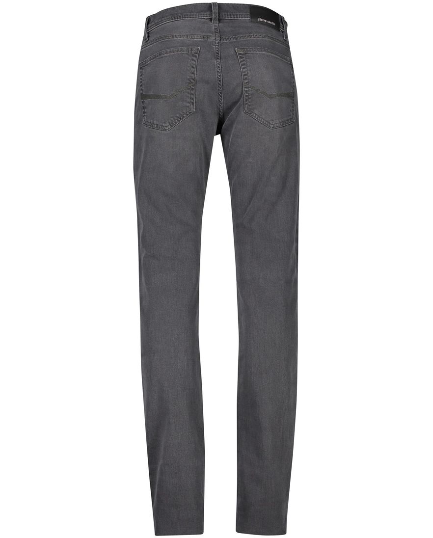 Pierre Cardin jeans Lyon grijs effen denim stretch