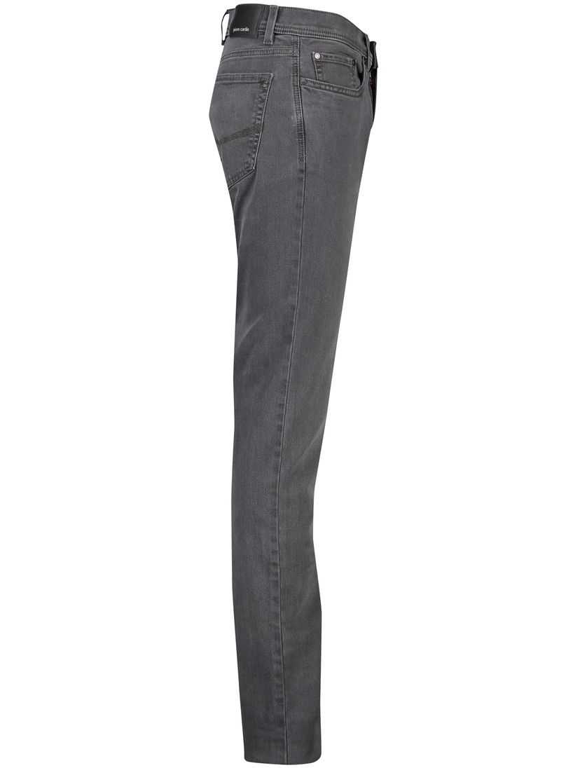 Pierre Cardin jeans grijs effen denim stretch Cardin Lyon