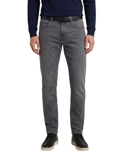 Pierre Cardin jeans Pierre Cardin grijs effen denim, polyester, stretch Lyon