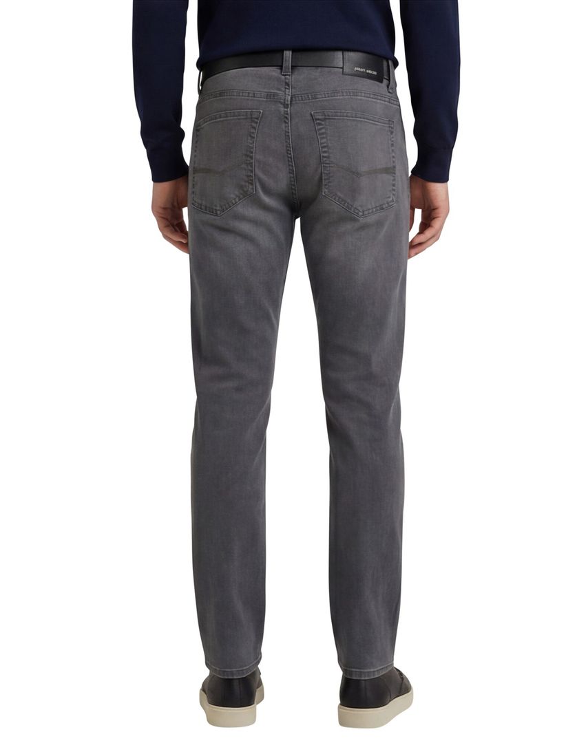Pierre Cardin jeans grijs effen denim stretch Cardin Lyon