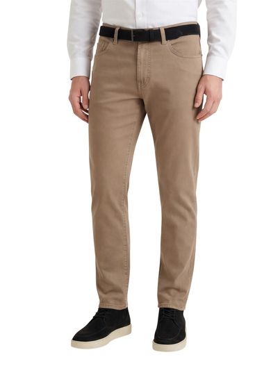 Pierre Cardin Pierre Cardin Lyon Tapered 5-pocket pantalon camel