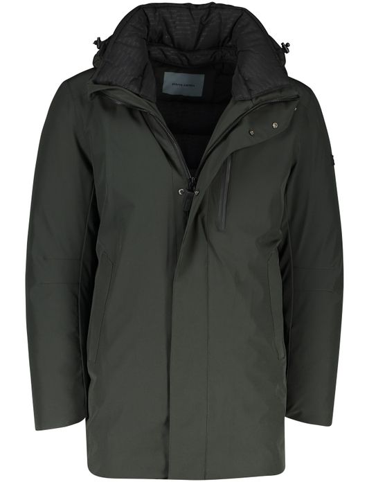 winterjas groen Pierre Cardin