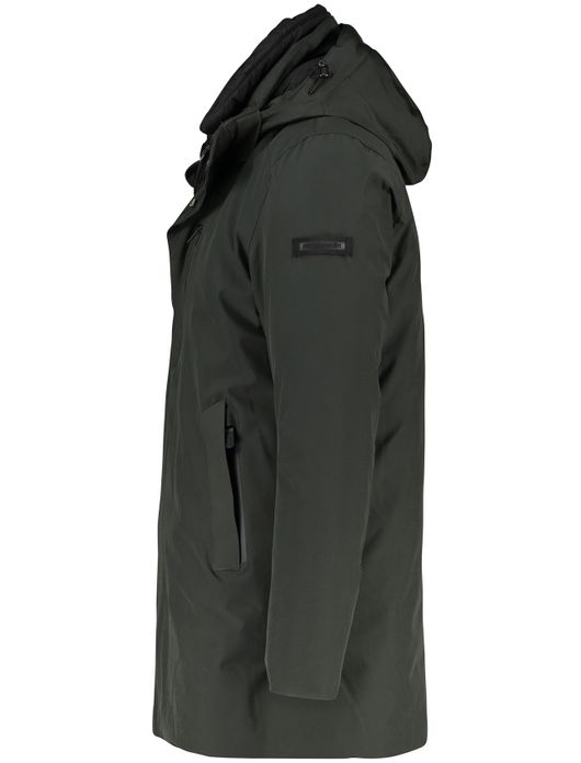 winterjas groen Pierre Cardin