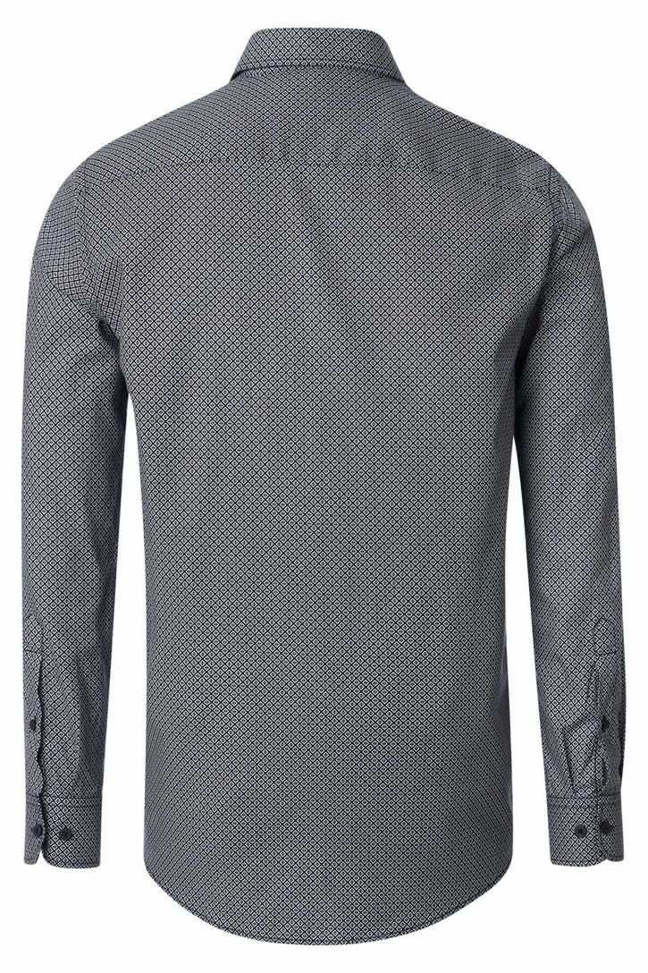 casual overhemd mouwlengte 7 Casa Moda groen geprint