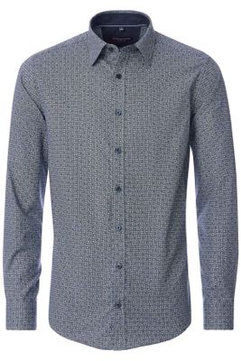 Casa Moda Casa Moda casual overhemd donkerblauw