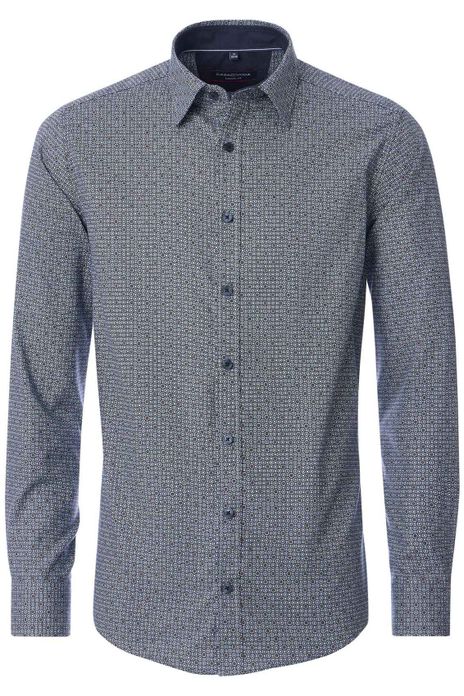 Casa Moda casual overhemd donkerblauw
