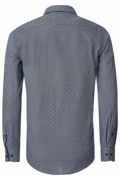 Casa Moda casual overhemd donkerblauw