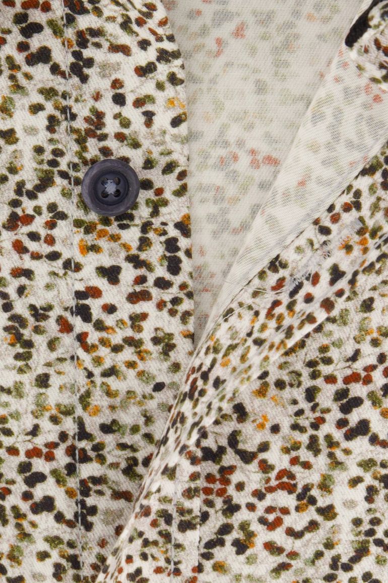 Casa Moda overhemd Casual Fit groen geprint