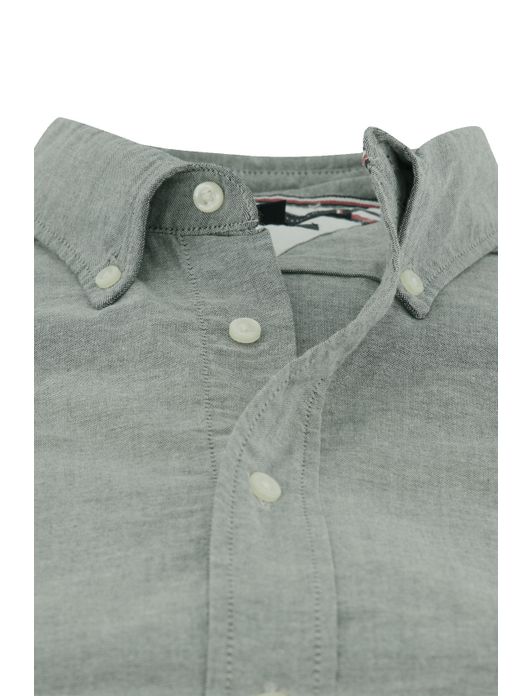 Tommy Hilfiger overhemd grijsblauw button-down