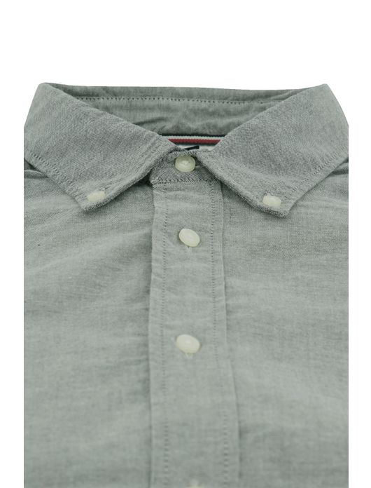 Tommy Hilfiger overhemd grijsblauw button-down