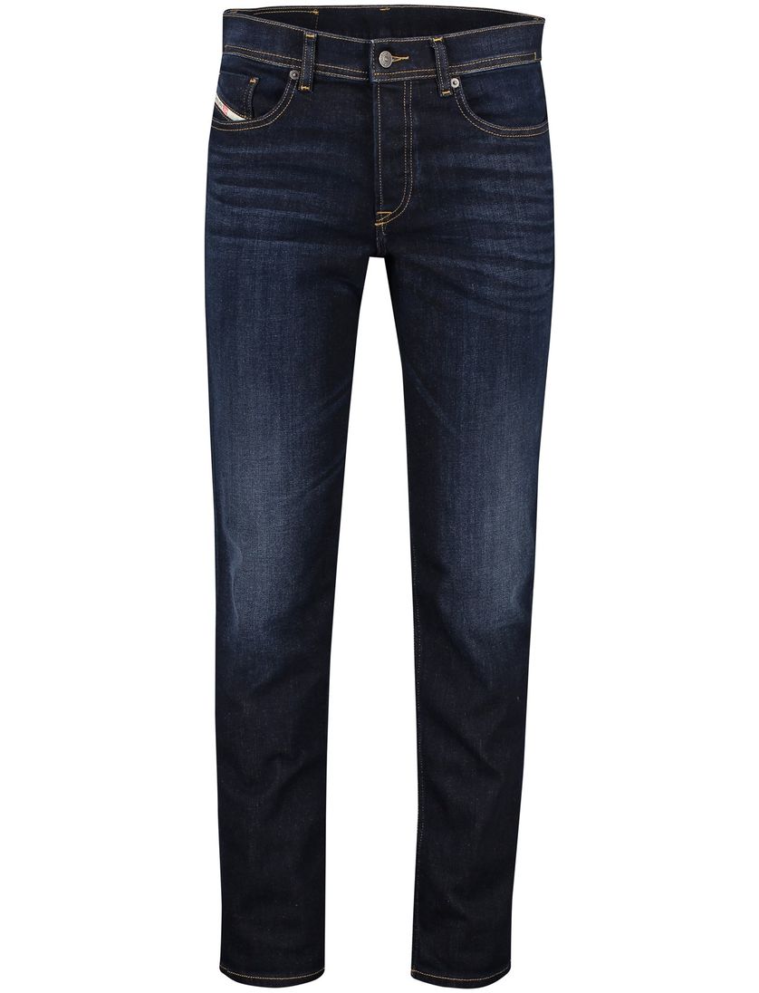Diesel broek D-Finitive wijde fit donkerblauw denim