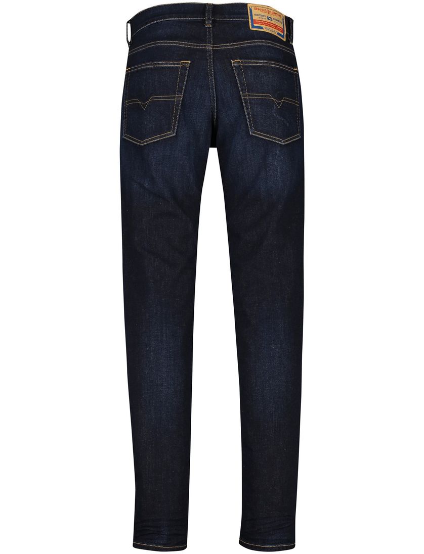 Diesel broek D-Finitive wijde fit donkerblauw denim