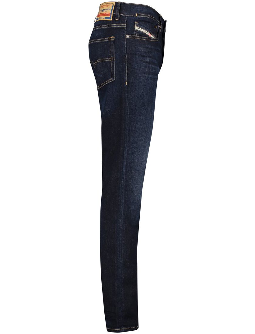 Diesel broek D-Finitive wijde fit donkerblauw denim