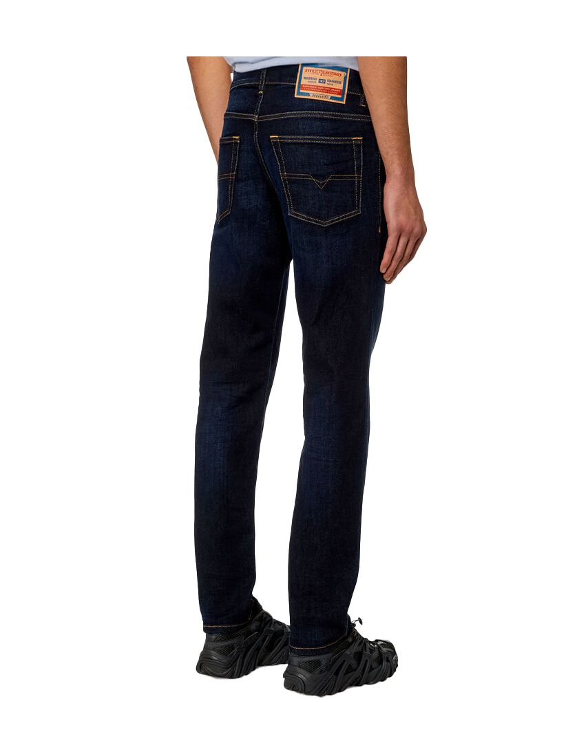 Diesel broek D-Finitive wijde fit donkerblauw denim