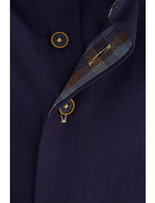 Portofino overhemd donkerblauw borstzak