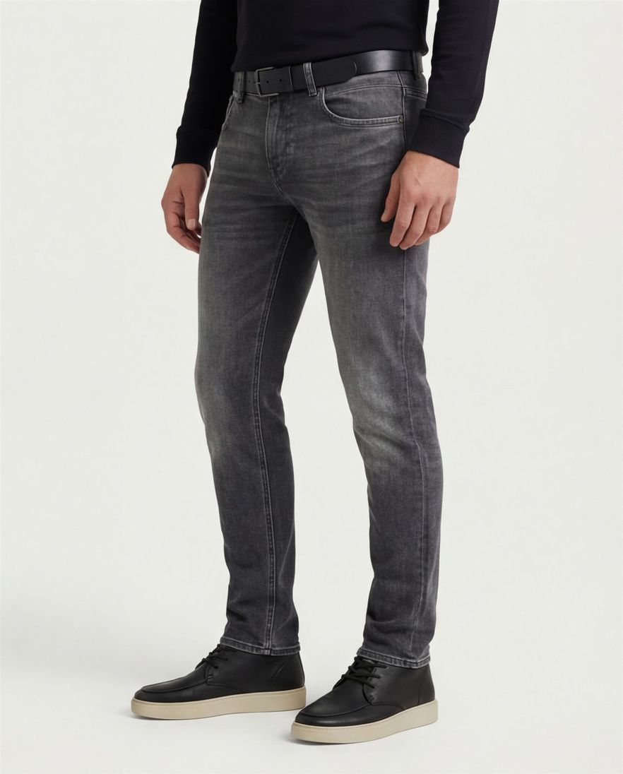 PME spijkerbroek Tailwheel slim fit grijs katoen