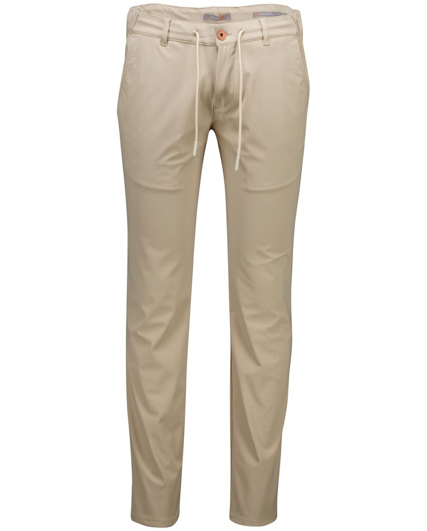 North84 travel pants beige polyamide chino en elastisch
