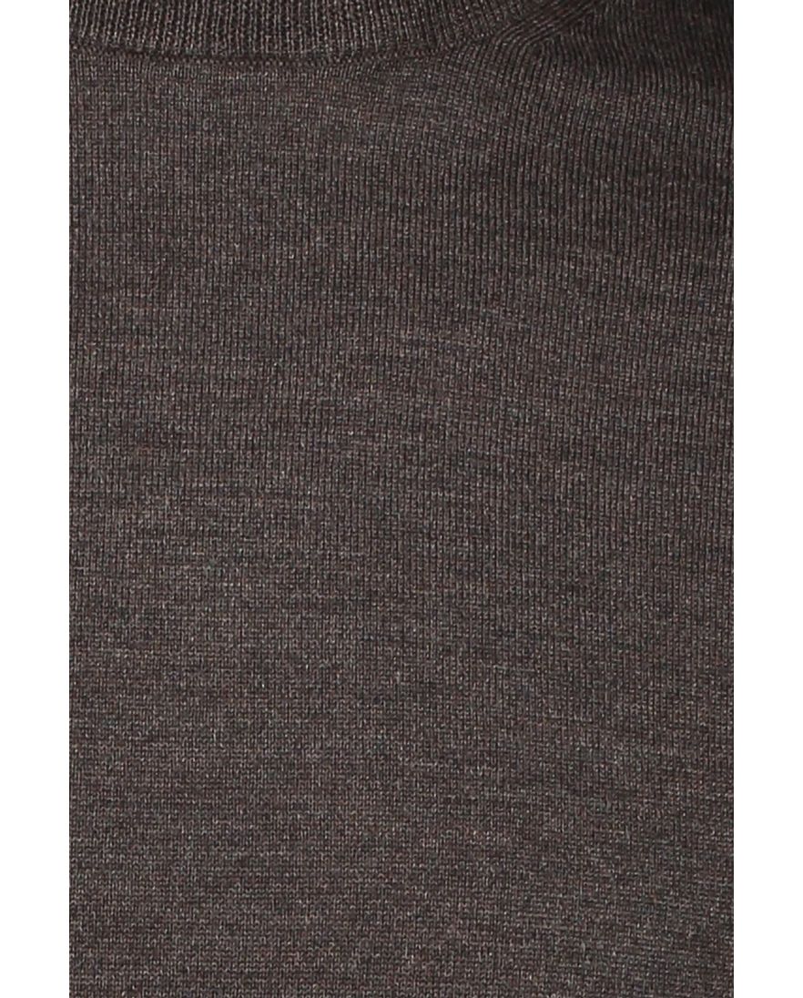 Portofino trui extra lange mouw bruin turtle neck