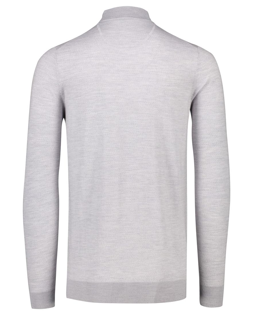 Portofino trui extra lange mouw grijs merinowol