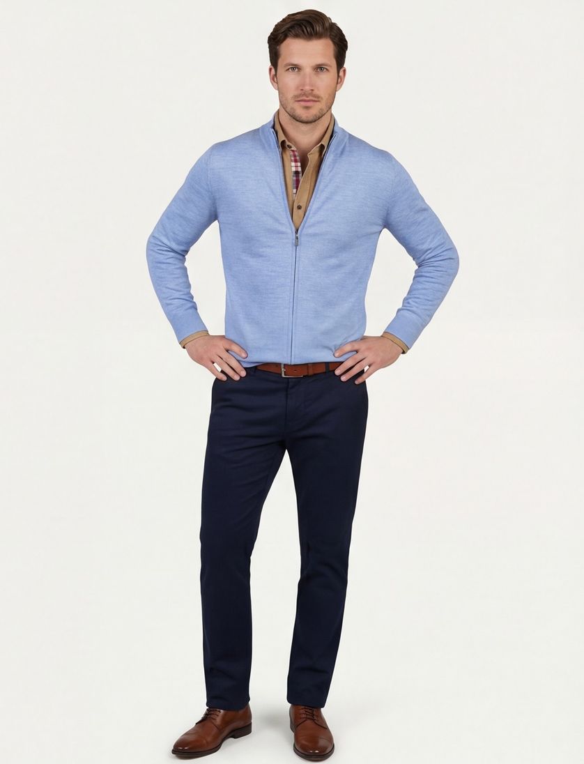 vest Portofino lichtblauw