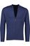 Portofino vest blauw merinowol