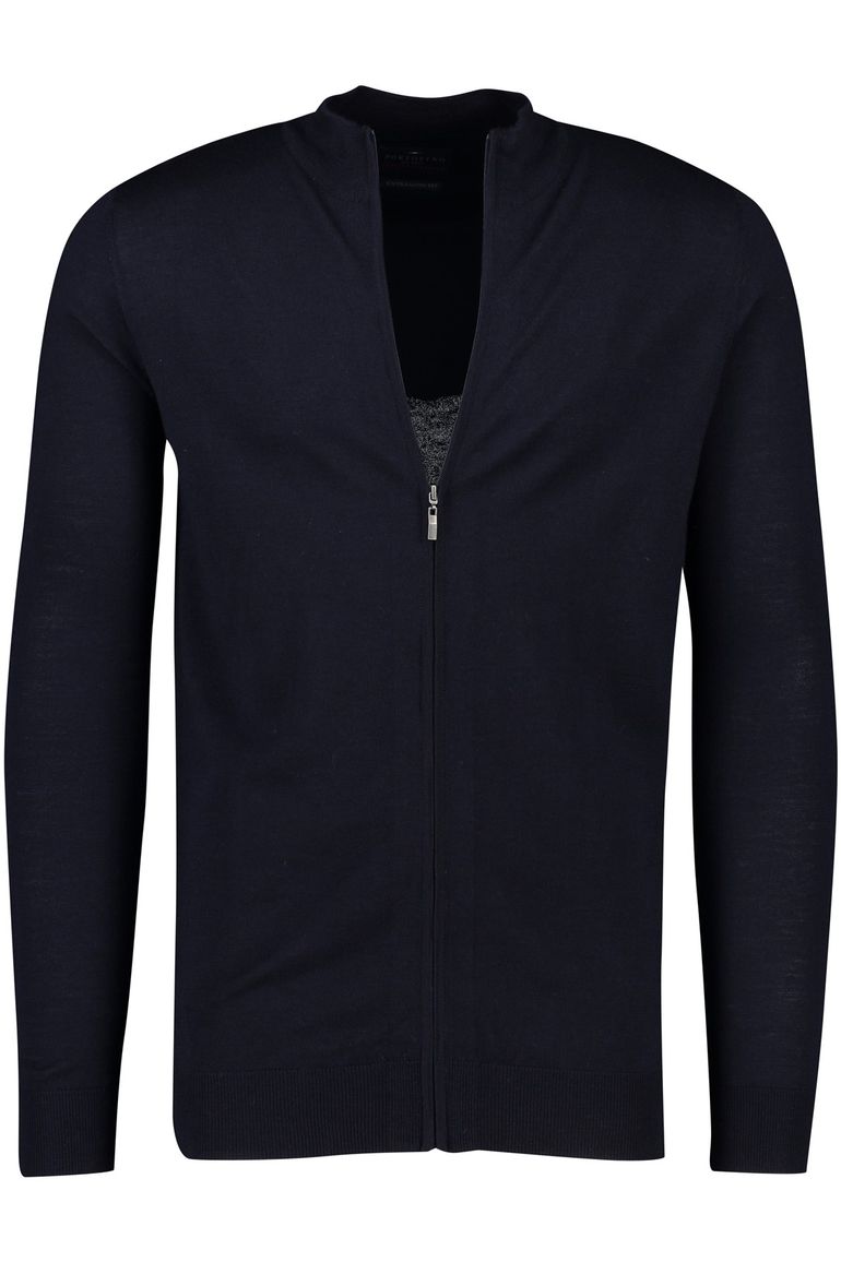 Portofino vest extra lange navy