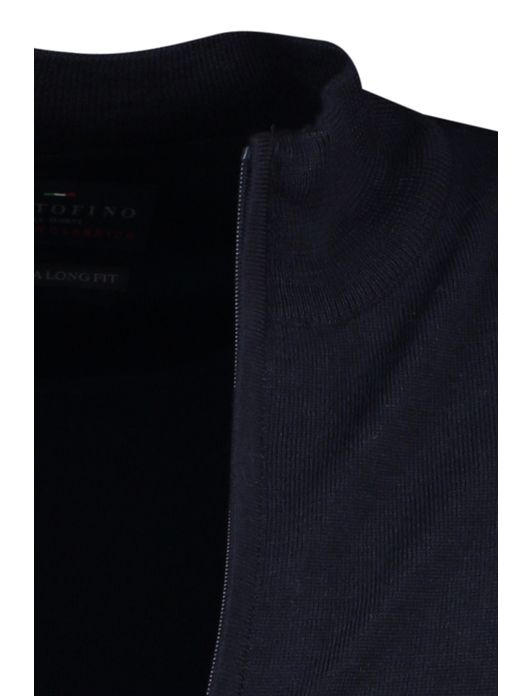 Portofino vest extra lange navy