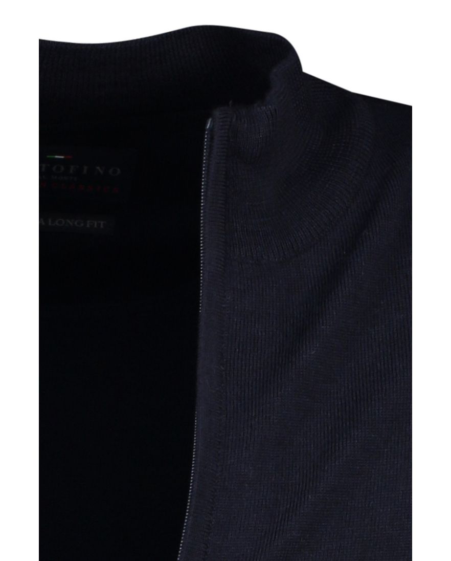 vest Portofino extra lange navy
