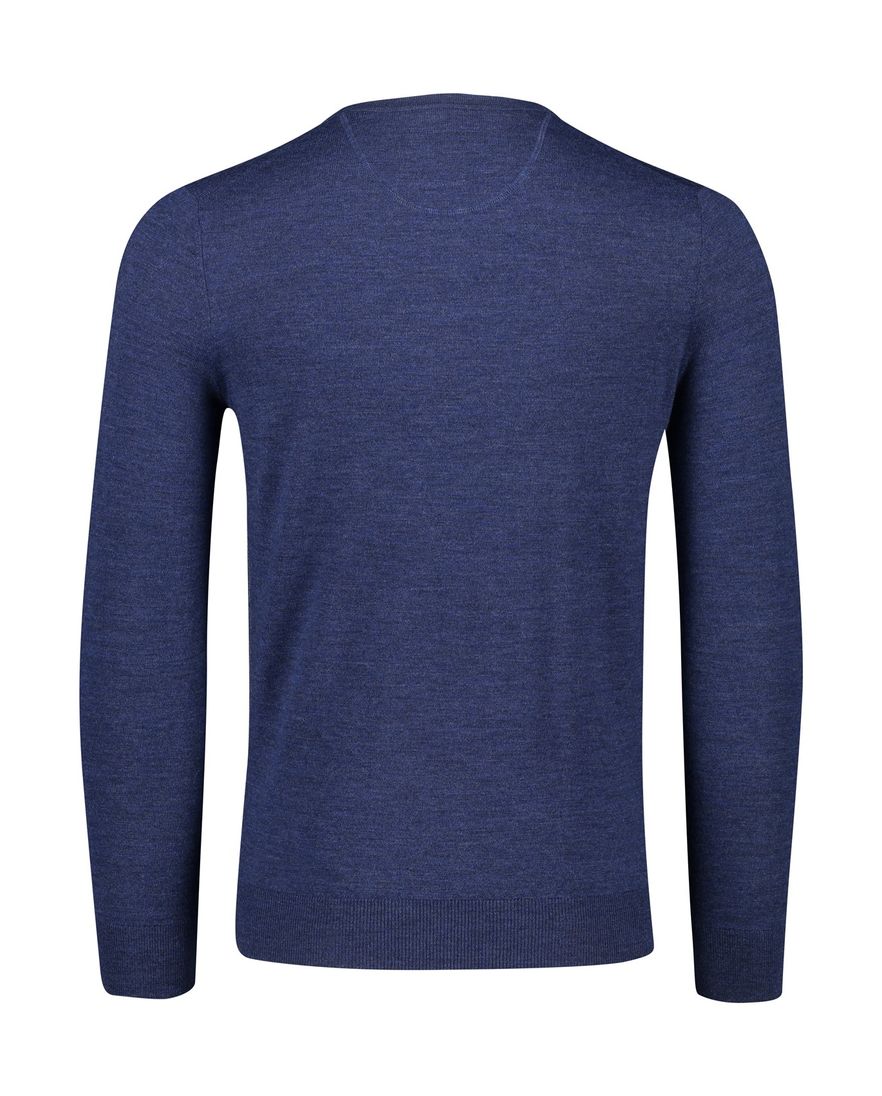 Portofino trui donkerblauw v hals