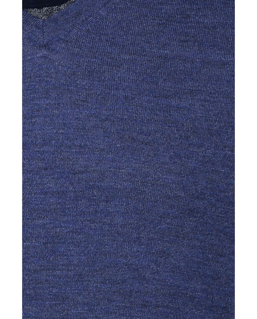 Portofino trui donkerblauw v hals