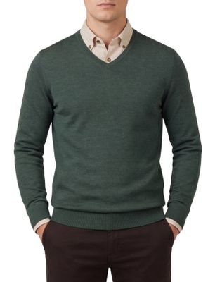 Portofino trui Portofino groen gemeleerd