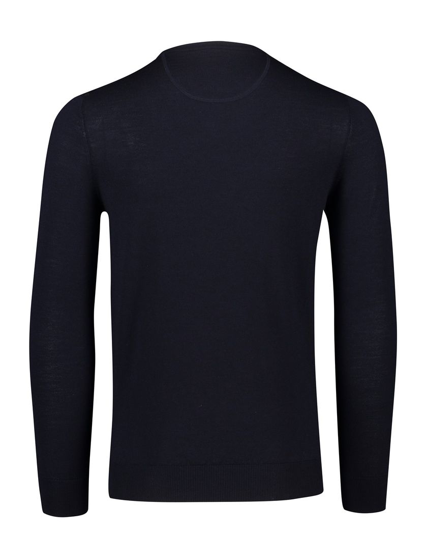 trui Portofino donkerblauw effen