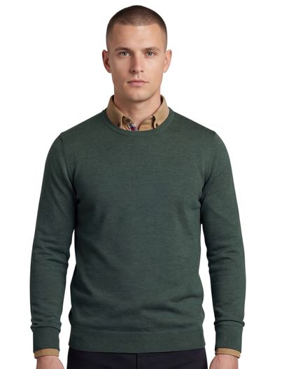 Portofino trui Portofino groen gemeleerd